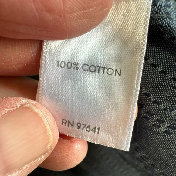 Pure Jill Shirt Dress Button Up Blue 4XL Lagenlook Coastal Preppy Beach Relaxed - Picture 6 of 11